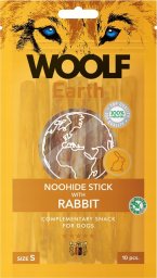 WOOLF  Woolf Earth Noohide Stick Rabbit Przysmak Dla Psa Królik Rozmiar S 85 g