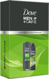  Dove  Dove Men Care Extra Fresh Care Makes A Man Stronger Żel pod prysznic 400ml zestaw upominkowy