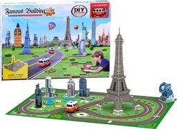  Jokomisiada Puzzle 3D mata wieża Eiffla, Big Ben autko ZA2536