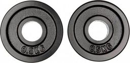  Hammer Hammer 2x 0.5 kg & 2x 1.25kg Weight Discs Inner hole diameter 30 mm, Black, Iron