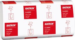 Katrin Katrin Classic - Ręcznik papierowy w składce ZZ, 2-warstwowy, makulatura - 20 bind
