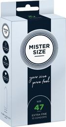 Mister Size Prezerwatywy dopasowane do rozmiaru 47mm 10 szt.