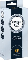 Mister Size Mister Size Condoms prezerwatywy dopasowane do rozmiaru 53mm 10szt.
