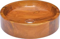 Umywalka vidaXL Umywalka z drewna tekowego, 40x10 cm