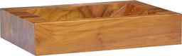 Umywalka vidaXL Umywalka z drewna tekowego, 50x35x10 cm
