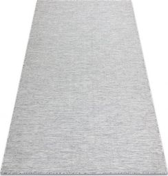  Dywany Łuszczów Dywan SZNURKOWY SIZAL płaskotkany PATIO 3069 koniczyna marokańska szary / beż, 194x290 cm