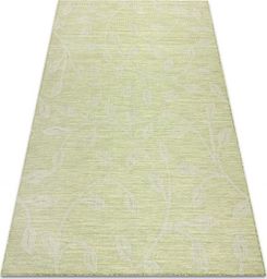  Dywany Łuszczów Dywan SZNURKOWY SIZAL płaskotkany PATIO 3045 liście zielony / beż, 78x150 cm