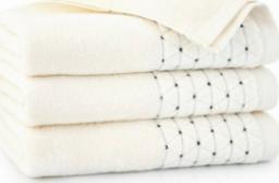  Zwoltex Ręcznik bawełna egipska 70x140 Oscar antybakteryjny kremowy Zwoltex