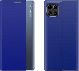  Hurtel Sleep Case pokrowiec etui z klapką typu Smart Cover Samsung Galaxy A22 5G niebieski