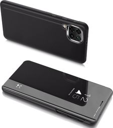  Hurtel Clear View Case futerał etui z klapką Samsung Galaxy A22 5G czarny