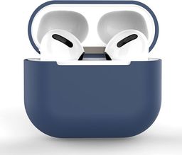  Hurtel Etui do AirPods 3 silikonowy miękki pokrowiec na słuchawki ciemnoniebieski (case C)