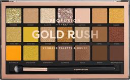 ProFusion Profusion Gold Rush Eyeshadow Palette paleta 21 cieni do powiek z pędzelkiem