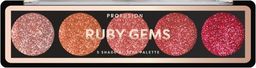  ProFusion Profusion Ruby Gems Eyeshadow Palette paleta 5 cieni do powiek