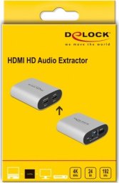 System przekazu sygnału AV Delock DeLOCK HDMI Aud. Ext. 4K 60Hz> HDMI eARC - 63332