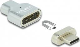 Adapter USB Delock USB-C - Thunderbolt 3 Srebrny  (66433)