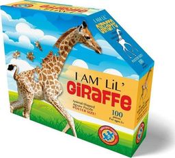 MADD CAPP , Puzzle konturowe I AM LIL' - Żyrafa 100 elem.