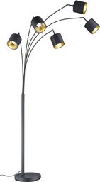Lampa podłogowa lampa podłogowa Tommy 200 cm 5x E14 stal 28W matowa czarna