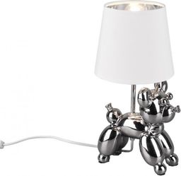 Lampa stołowa lampa stołowa Bello 17 x 16 x 33 cm E14 ceramiczna 40W srebrna