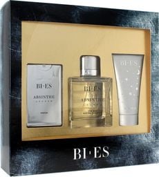  Bi-es Bi-es Absinthe Legend for Man Komplet (woda toaletowa 100ml+parfum 15ml+żel pod prysznic 50ml)
