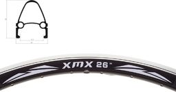 XMX Obręcz XMX 26" stożek 36-otworów czarna CNC Uniwersalny
