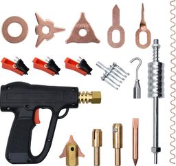  vidaXL 66-elementowy zestaw do usuwania wgnieceń z pistoletem