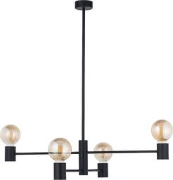 Lampa wisząca Nowodvorski Minimalistyczna lampa sufitowa LED Ready czarna Nowodvorski RADIUS 7931