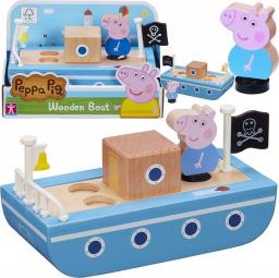 Figurka Tm Toys Świnka Peppa - Drewniana łódka (PEP 07209)