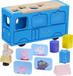 Figurka Tm Toys Świnka Peppa - Drewniany autobus
