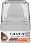 Silver silver pasta do butów gąbka z dozownikiem brązowa