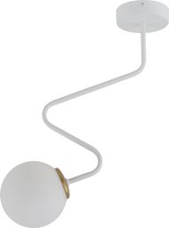 Lampa sufitowa Sigma Lampa sufitowa LED Ready biała do sypialni Sigma ZIGZAG 33304