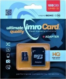 Karta Imro MicroSDXC 128 GB Class 10 UHS-I/U3  (2_408394)