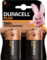  Duracell Bateria Plus LR20 2 szt.