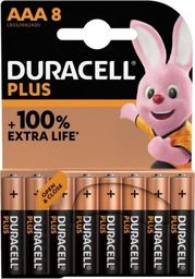  Duracell Bateria Plus AAA / R03 8 szt.
