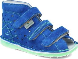  Danielki Kapcie Danielki TA105 profilaktyczne obuwie niebieski + zielony papcie 26