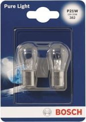 Bosch ŻARÓWKA P21W PURE LIGHT 12V 21W 2SZT 1987301017