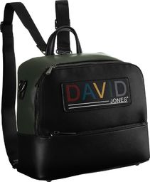  David Jones Plecak miejski 3w1 z przepinanymi szelkami i kolorowym logo David Jones Nie dotyczy
