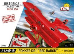  Cobi Historical Collection Great War Fokker Dr.1 Red Baron (2986)