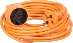 Kabel zasilający Düwi PRZEDŁUŻACZ KOSIARKOWY, 20M, H05VV-F 2X1,0, POMARAŃCZOWY 24974