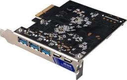 Kontroler Akasa PCIe 2.0 x4 - 3x USB 3.2 Gen 2 + 2x USB-C 3.2 Gen 2 (AK-PCCU3-09)