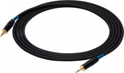Kabel SSQ Jack 3.5mm - Jack 3.5mm 2m czarny (SS-1425)