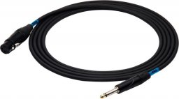Kabel SSQ Jack 6.3mm - XLR 1m czarny (SS-1436)