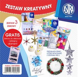  Astra Zestaw Kreatywny Nr 3 - Zimowy - Ozdobne Pudełko