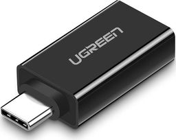 Adapter USB Ugreen US173 USB-C - USB Czarny  (UGR1133BLK)