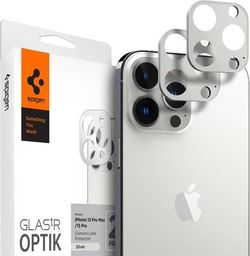  Spigen Szkło hartowane na aparat Spigen Optik Camera Lens Apple iPhone 13 Pro/13 Pro Max Silver [2 PACK]