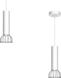 Lampa wisząca Milagro Nowoczesna lampa sufitowa LED Ready chromowana Milagro z drutu MLP7365