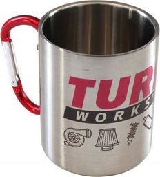  TurboWorks Kubek metalowy 300ml Srebrny TurboWorks
