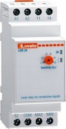 Lovato Electric Przekaźnik kontroli poziomu cieczy 1P 2,5-50kOhm 220-240V AC LVM20A240