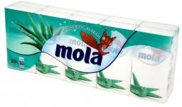 Mola Łagodność aloesu chusteczki higieniczne 10x10 szt