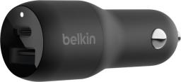Ładowarka Belkin Dual Car Charger 1x USB-A 1x USB-C  (CCB004BTBK)
