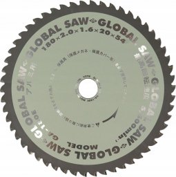  GLOBAL SAW Piła tarczowa do cięcia aluminium GLOBAL SAW 180 x 2,0/1,6 x 20mm / 54z CERMET